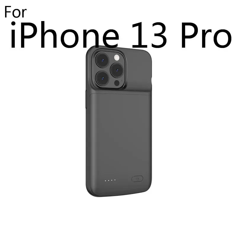 Banco de Potência Portátil Tampa de Carregamento, Mini Carregador de Bateria para iPhone 11, 12, 13, 14 Pro Max, XS Max, XR, 6, 7, 8 Plus, SE, 5S, 13